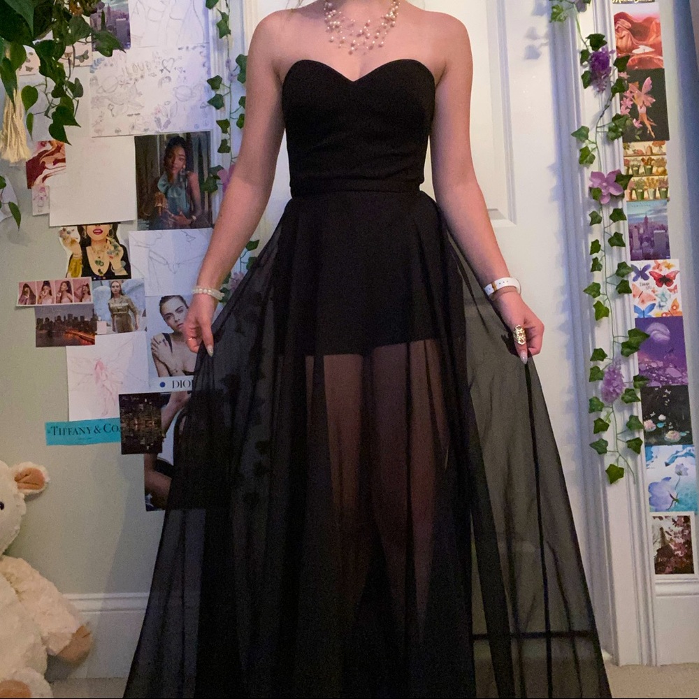 La Femme Sleeveless Gown